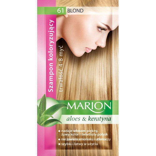 MARION Spalvotas šampūnas nr. 61 Blond 40 ml