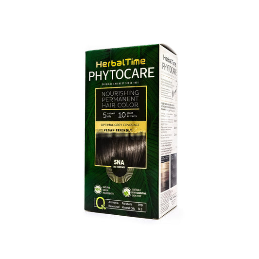 HERBAL TIME Phytocare Natūrali Plaukų Dažai 5NA Ledinis Rudas