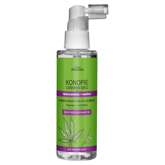 JOANNA Kanapių reguliuojanti kondicionierius-purškiklis riebaluotiems plaukams 100 ml