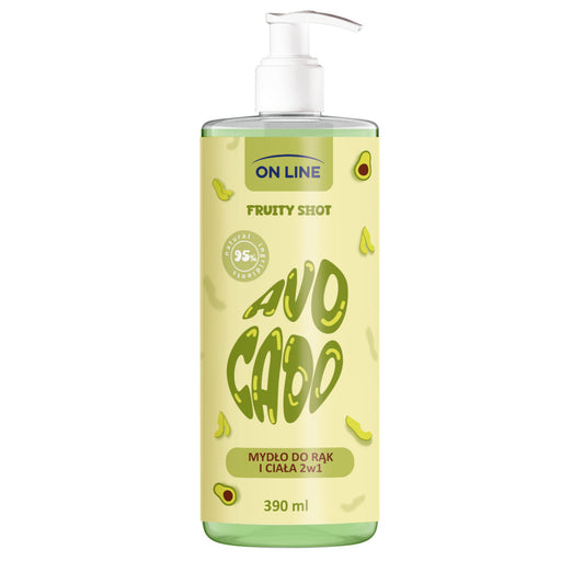 ON LINE Fruity Shot Avokado muilas 390 ml