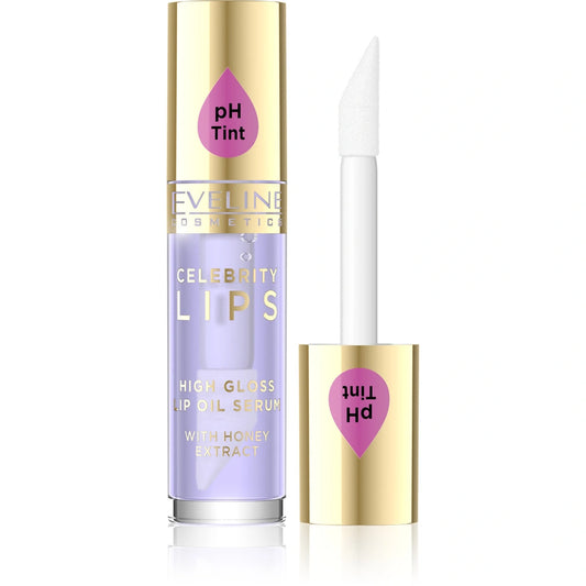 EVELINE Celebrity Lips Olejek – lūpų serumas 03 Violet 5 ml