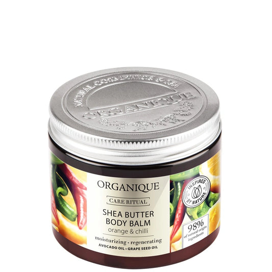 ORGANIQUE Care Ritual Kūno balzamas su shea sviestu - Apelsinas ir Čili 200ml