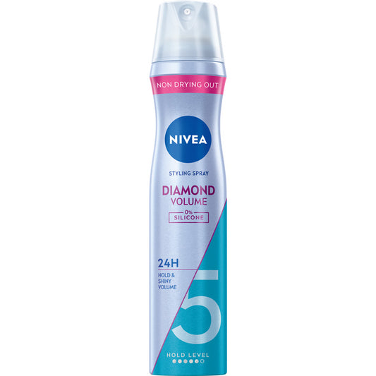 NIVEA Styling Diamond Volume 5 Plaukų lakas matinėms sruogoms 250 ml