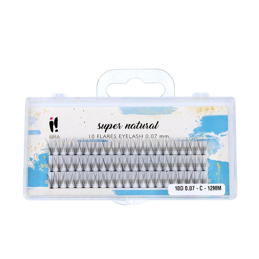 IBRA Plaukučiai SUPER NATURAL 0.07-C-12mm 1 pak.