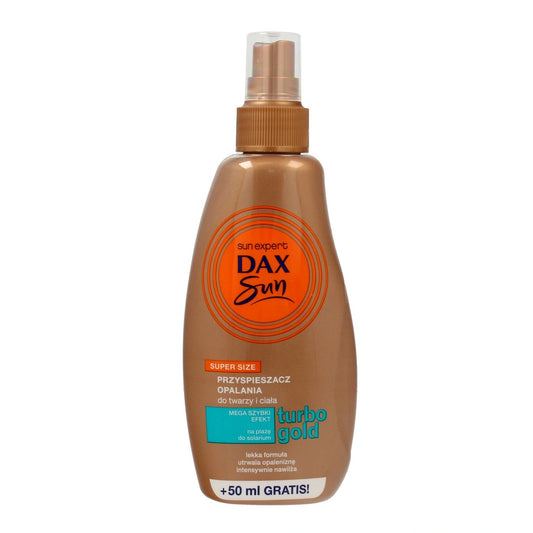 Dax Sun Greitintis įdegio purškiklis veidui ir kūnui Turbo Gold - 200ml