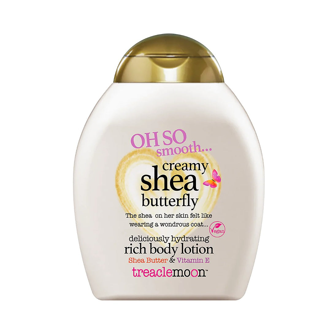 TREACLEMOON Shea Butterfly Prabangus Drėkinamasis Kūno Balzamas su Šalavijų Sviestu ir Vitaminu E 250ml