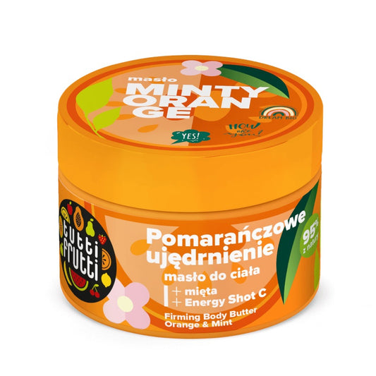 TUTTI FRUTTI Kremas, stangrinantis kūnui Apelsinas ir Mėta 200 ml