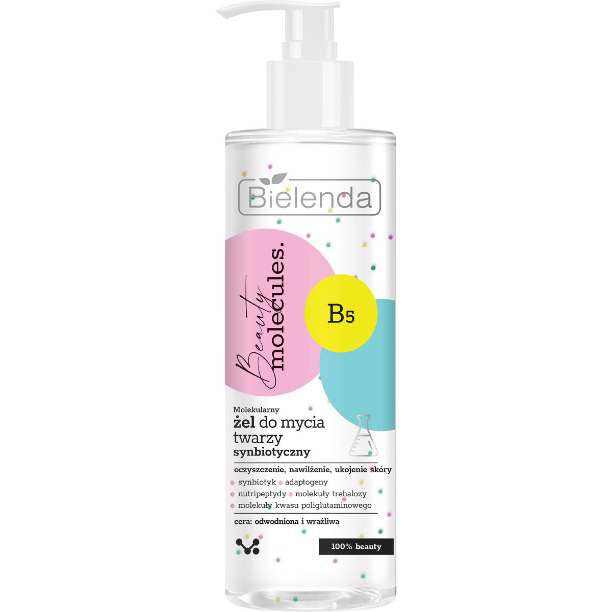BIELENDA BEAUTY MOLECULES Molekulinis veido valymo gelis synbiotinis 195 g