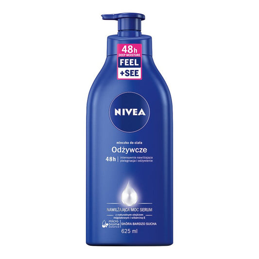 NIVEA Kūno pienelis Maistingas kūno pienelis su pompa 625 ml