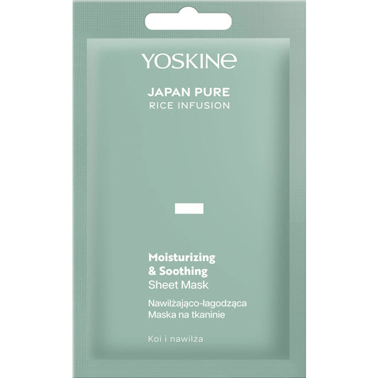 YOSKINE Japan Pure Drėkinamoji-raminamoji kaukė audinyje