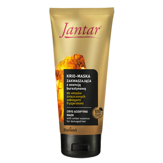 JANTAR Krio-maska su gintaro esencija pažeistiems plaukams 200 ml