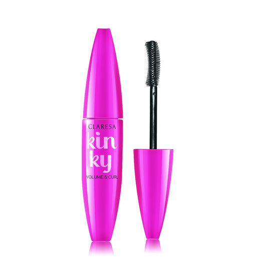CLARESA Blakstienų tušas KINKY storinantis ir išlenkiantis - nr 01 deep black 12ml