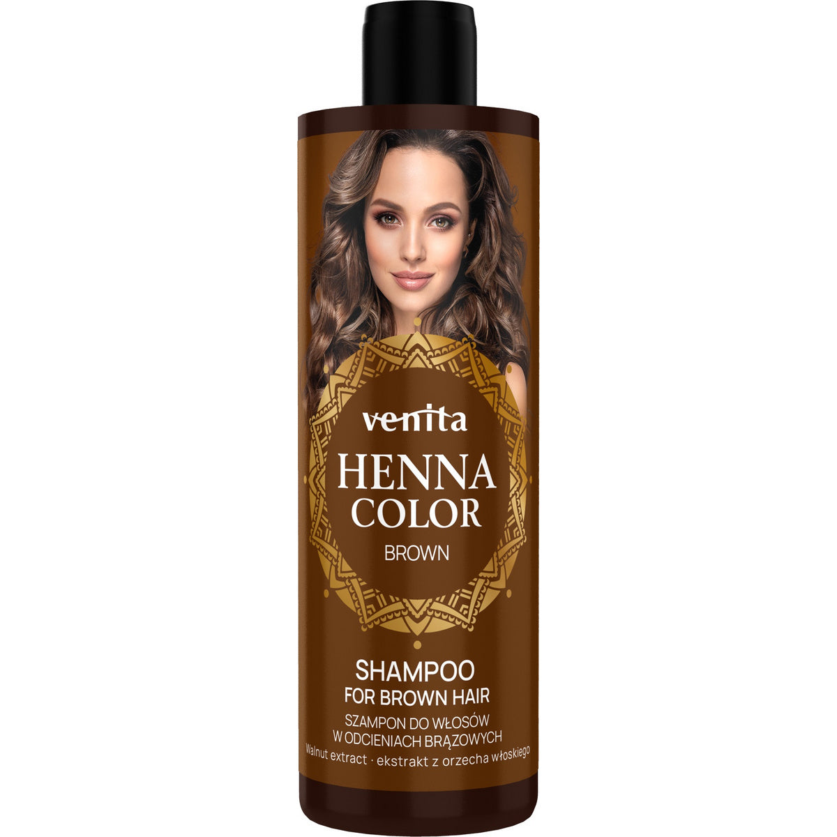 VENITA Henna Color Šampūnas plaukams rudos spalvos - Brown 300ml