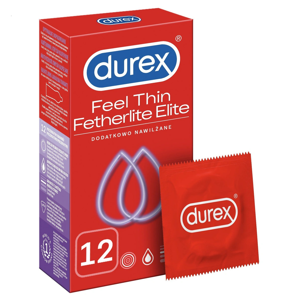 DUREX PREZERW.12szt ELLITE FETHERLITE