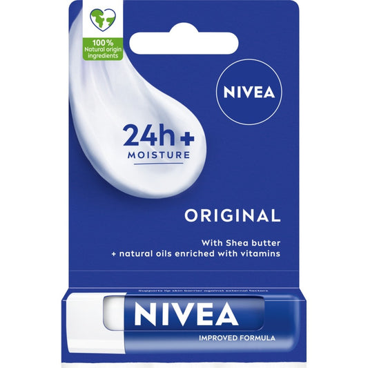 NIVEA Lūpų priežiūros apsauginė lūpų balzamo Original 4.8 g