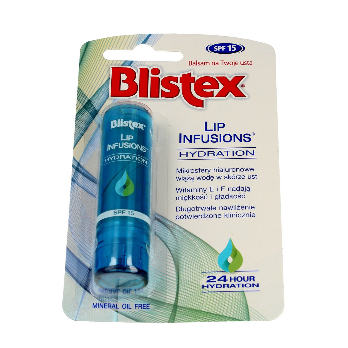 Blistex Lip Infusions Drėkinantis lūpų balzamas SPF15 3,7 g