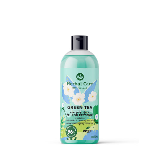 HERBAL CARE Žalioji arbata Energizuojantis dušo gelis su betainu ir žaliąja arbata 500 ml