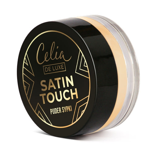 Celia De Luxe Puder sypki Satin Touch nr 10 Transparentinis Matinis 10g