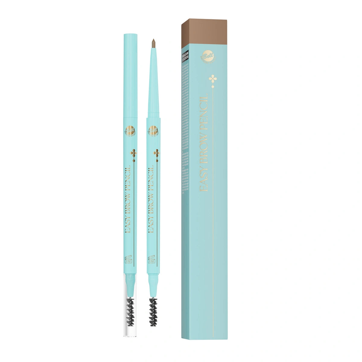 BELL Easy Brow Pencil  Kredka do brwi su šepetėliu 01 Medium Dark 0,05g