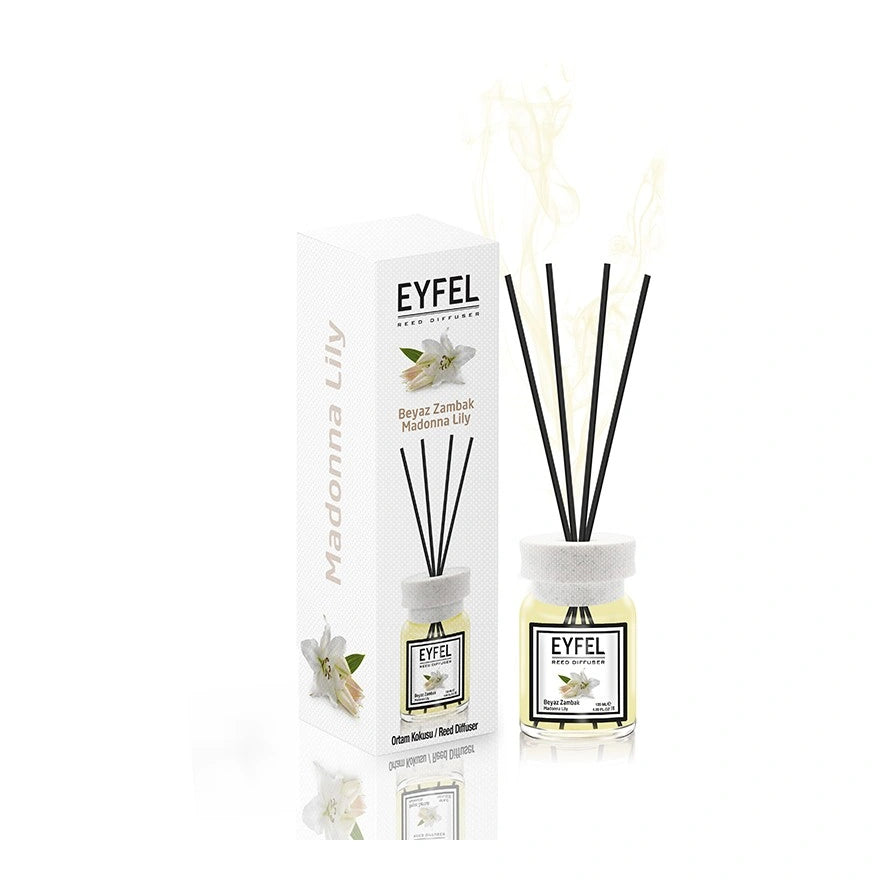 EYFEL Kvapų difuzorius su lazdelėmis - Madonna Lily 120 ml