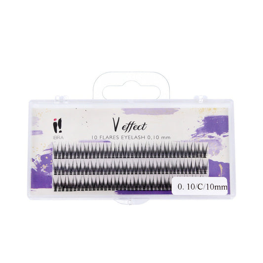 IBRA Pluošteliai blakstienų V EFFECT 0.10/C - 10mm 1 vnt.