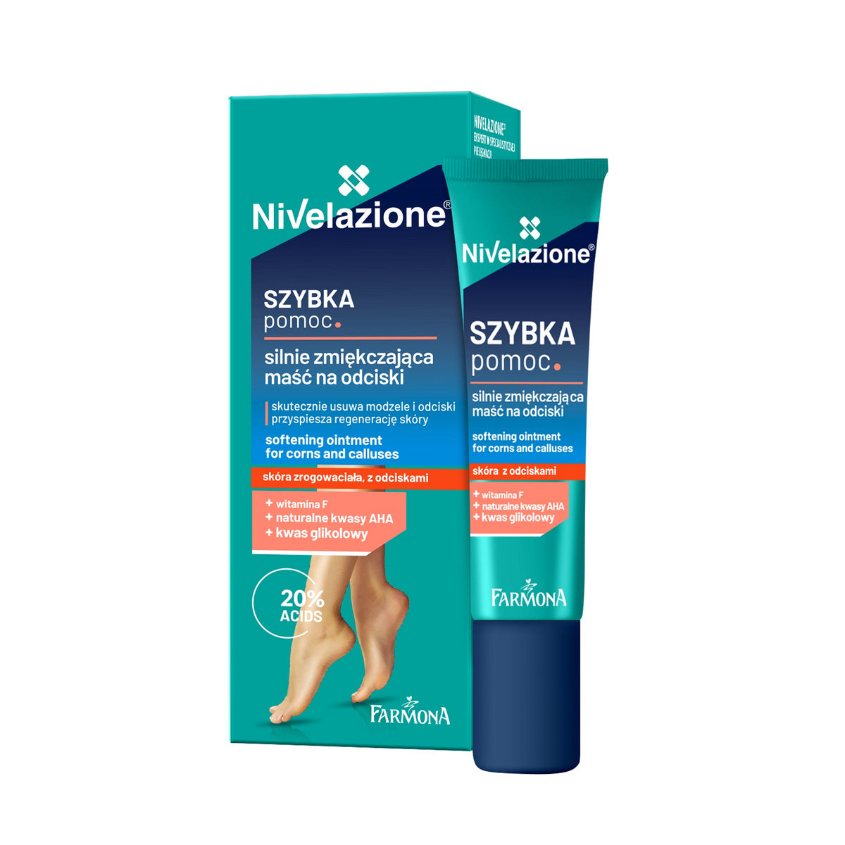 NIVELAZIONE Stiprus minkštinantis tepalas ant nuospaudų 15 ml