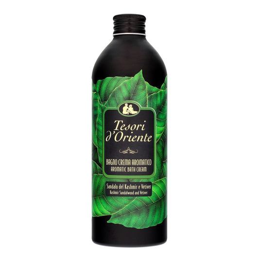 TESORI D'ORIENTE Kreminė vonios priemonė Sandalo Del Kashmir & Vetiver 500ml