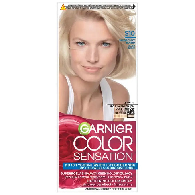 GARNIER Color Sensation Kremas koloryzuojantis S10 Sidabrinis Blondas