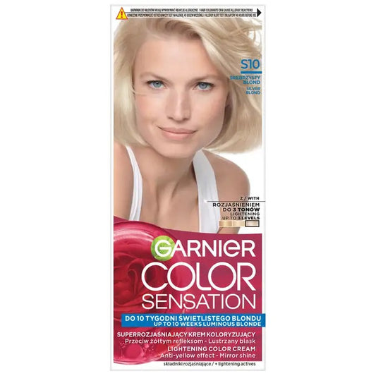 GARNIER Color Sensation Kremas koloryzuojantis S10 Sidabrinis Blondas