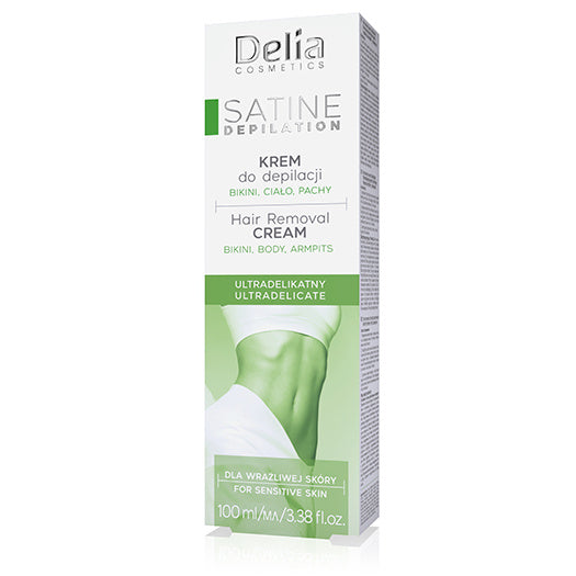 DELIA Satine Depilation Ultra - delikatus kremas depiliacijai 100 ml