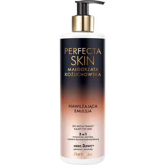 PERFECTA Skin Małgorzata Kożuchowska Drėkinanti veido prausimo emulsija 3in1 300 ml