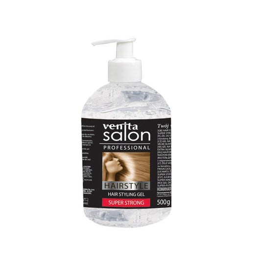 VENITA Salon Professional Plaukų stylingo gelis - Super Strong 500g