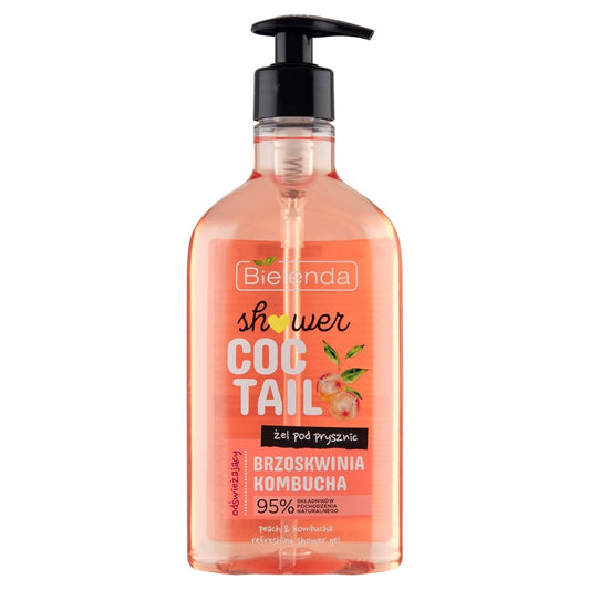 BIELENDA Dušo kokteilis atgaivinantis želė Persikas & Kombucha 400ml