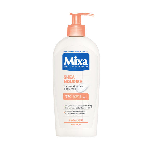 MIXA Turtingas kūno pienelis - intensyvi mityba 400 ml