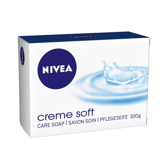 NIVEA Care Soap Pienąsias muilas su migdolų aliejumi Creme Soft 100 g