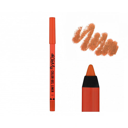 LAMEL OhMy Gelinė akių kontūro pieštukas Color Gel Liner nr 406 - Oranžinis 1.4g - galiojimas 2026-03-31