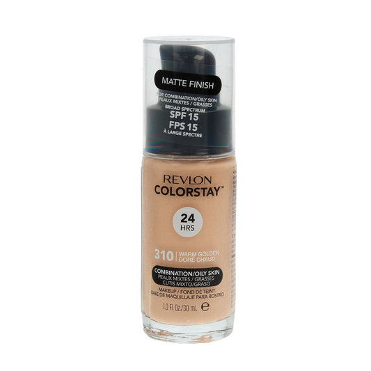 Revlon Colorstay 24H Maskuojantis-matinis pagrindas nr 310 Warm Golden - mišriai ir riebiai odai 30ml