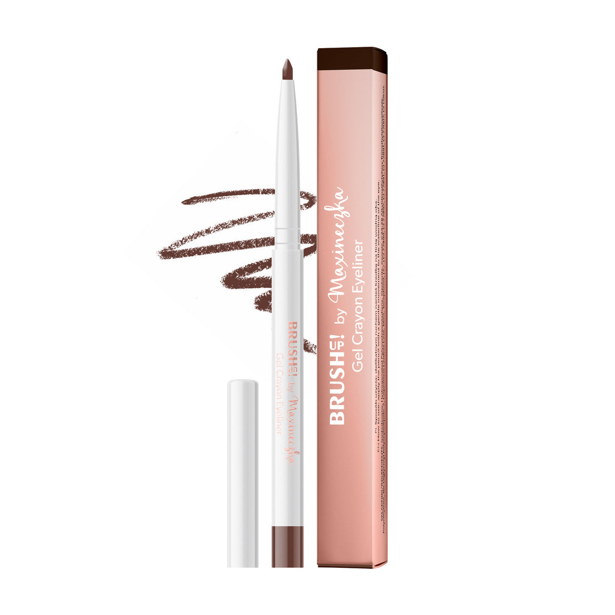 CLARESA Brush Up! by Maxineczka Gelinė akių pieštukas nr 03 Dark Brown 0,28 g