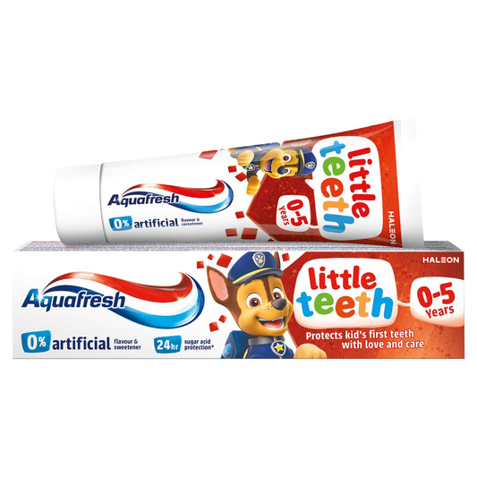 AQUAFRESH Little Teeth Dantų pasta vaikams 0-5 metų Psi Patrol 50 ml
