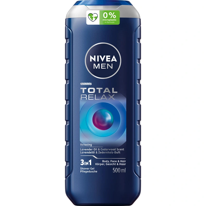 NIVEA Men Total Relax Dušo gelis vyrams 500 ml