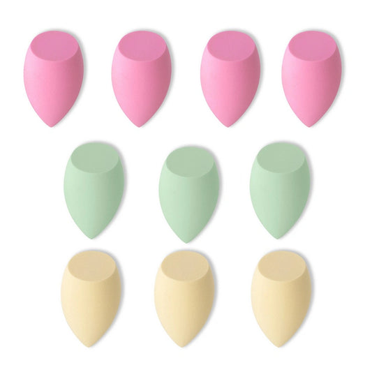 ECARLA RINKINYS GB11 Makiažo kempinėlės PASTEL MINT - 10vnt