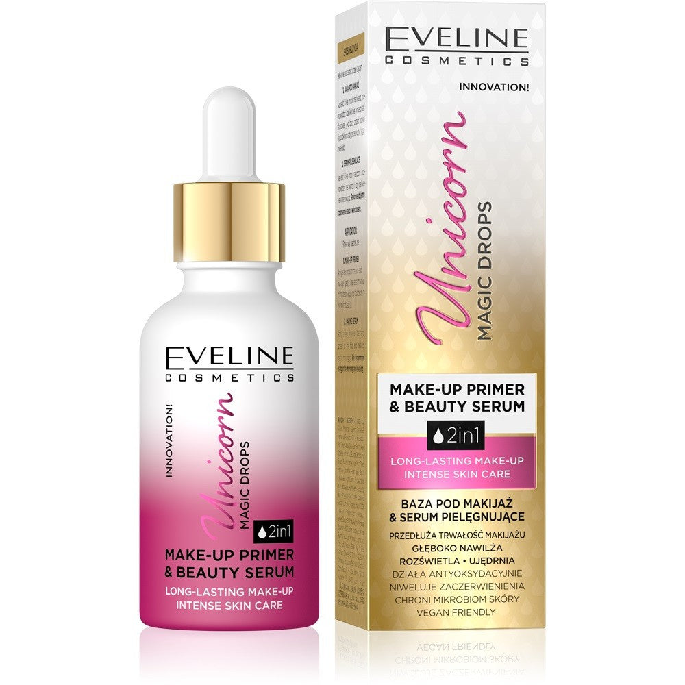 EVELINE Unicorn Magic Drops Baza-serum makiažui 2w1 30 ml