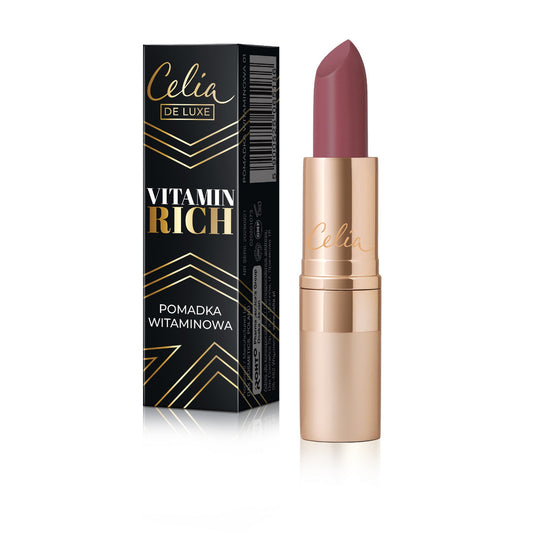 Celia De Luxe Drėkinanti lūpų dažų Vitamin Rich nr 08 3.5g