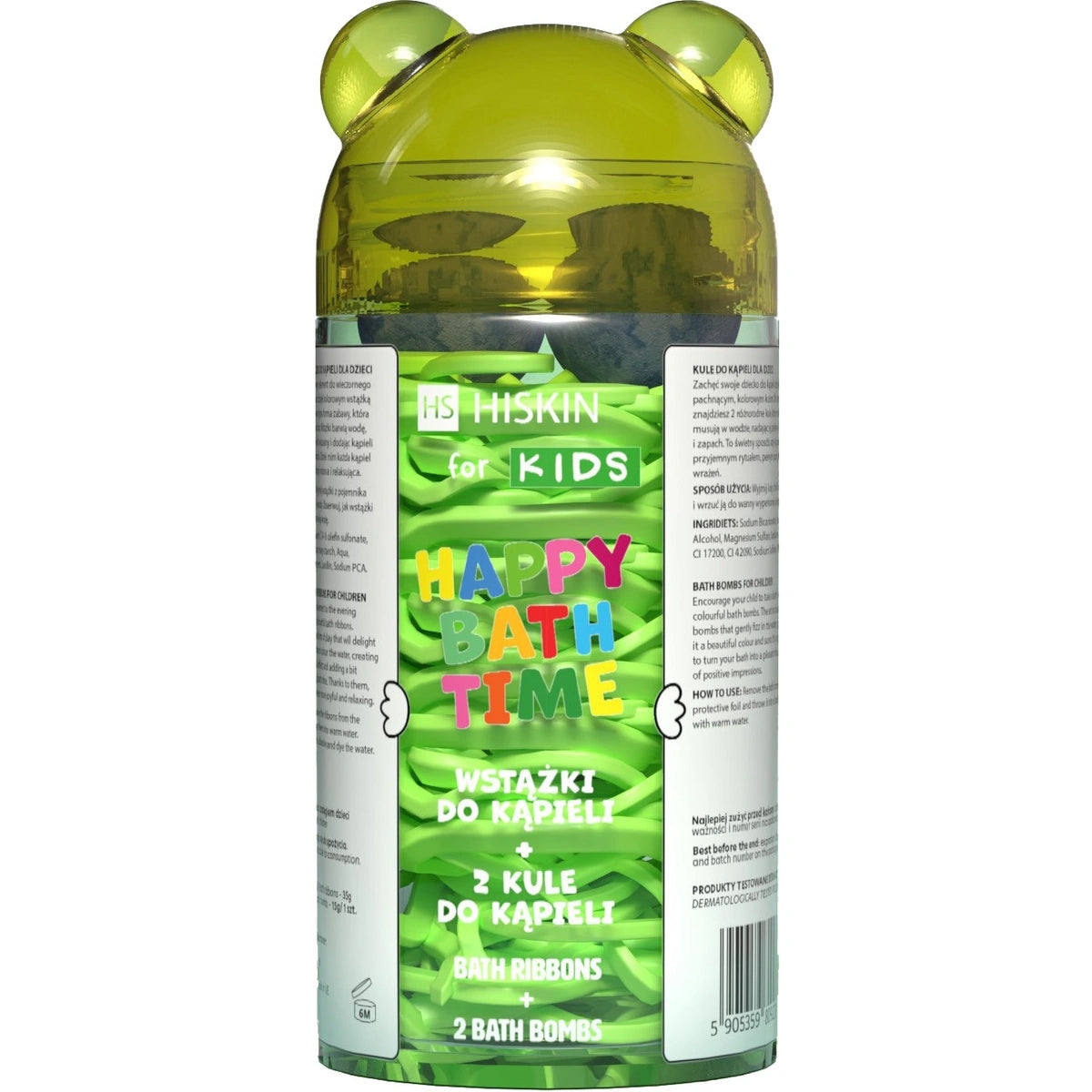 HISKIN vaikams Laimingas vonios laikas Kaukės voniai + 2 vonios rutuliukai - Meškutis