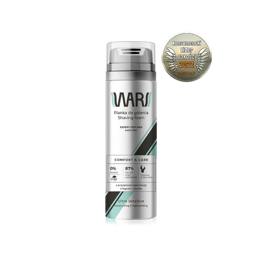 Wars Expert for Men Putų skutimosi Comfort & Care - Aloe Vera&Opuntia 200ml