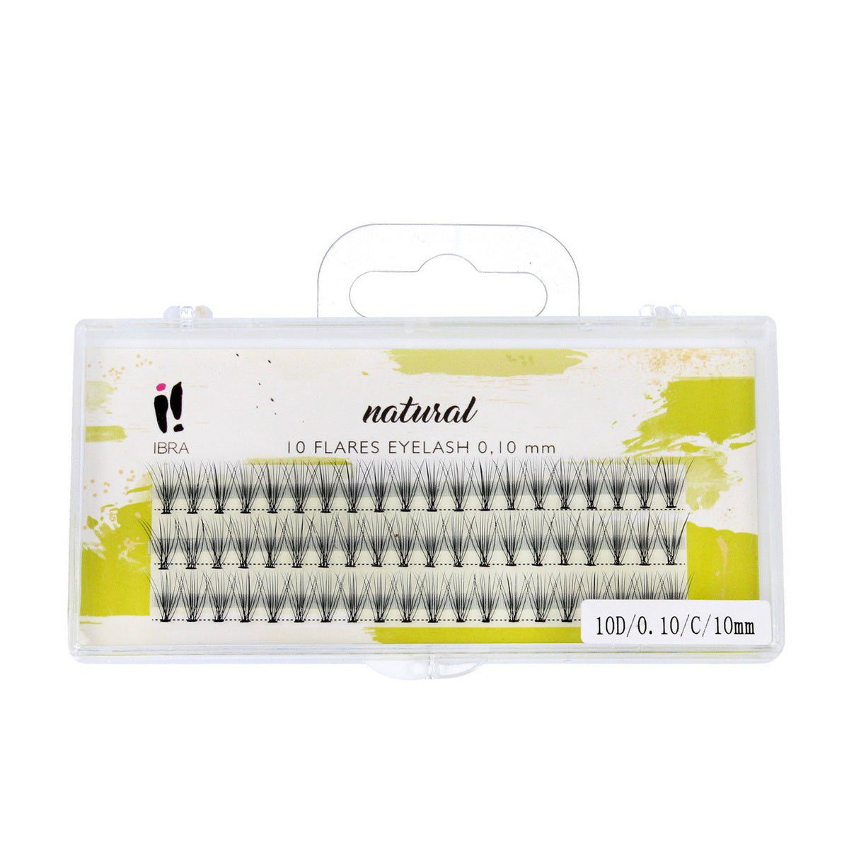 IBRA Pluošteliai blakstienų NATURALS 0.10-C-10mm 1 pak.