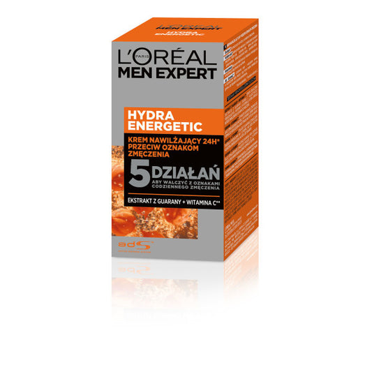 LOREAL Men Expert Hydra Energetic Drėkinamasis kremas prieš nuovargio požymius 25+ 50 ml