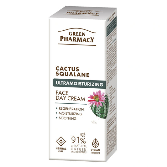 GREEN PHARMACY Kaktusas + Skvalanas Ultranatūralus Dienos Kremas 50 ml