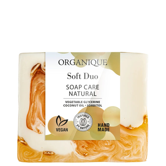 ORGANIQUE Natūraliai prižiūrintis muilas Soft Duo 100g