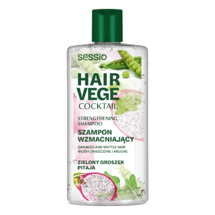 CHANTAL Sessio Hair Vege Coctail Stiprinantis šampūnas plaukams - Žaliosios žirneliai 300 ml